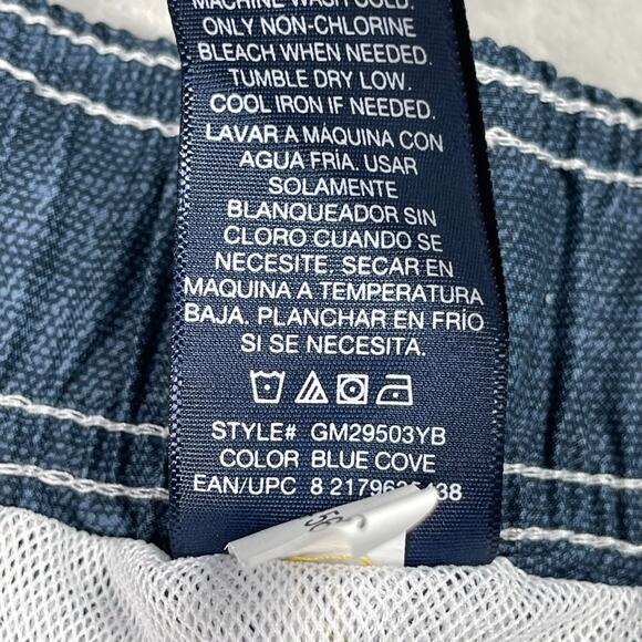 Patriotic Stars and Stripes Swim Trunks Men 3XL 48-50 Above The Knee 6" Inseam - Picture 7 of 11